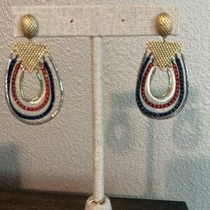 Stella & Dot Novak statement earrings